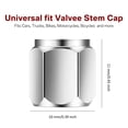 thumbnail image 4 of Tapones de válvula Frienda Silver Brass, 20 unidades, para coche y camión, 4 of 6