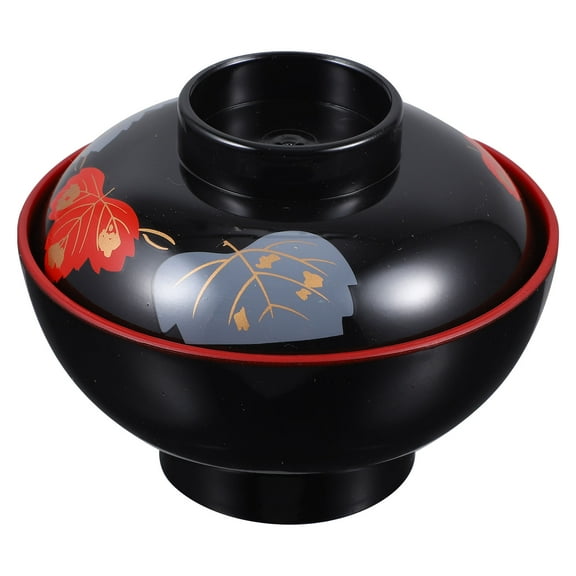 Niceauty Traditional Japanese Style Lidded Food Bowl Multi Color for Restaurant and Home