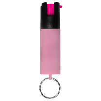 Police Magnum Mini Pepper Spray Self defense Protection tool, Pink Sleeve Keyring 1ct. 1/2oz