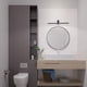 thumbnail image 3 of Luces de pared para baño Lámparas de espejo de baño LED negras Accesorio de iluminación de pared acrílico de metal para interiores 14w 60cm [Clase energética A++], 3 of 5