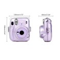 thumbnail image 3 of Inteprter Funda protectora transparente para cámara Compatible con Mini 11 funda transparente para cámara instantánea con correa ajustable Almacenamiento y organización del hogar Inteprter HA036576-00, 3 of 6