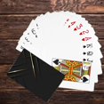 thumbnail image 1 of Karbd Playing Cards Black Colour Pack Of 1 | For Adult - Deck Standard Bridge Size Plastic Laminated Coating Cards Traditional Rummy Game Playing Cards With Box | Gift For Family & Friends, 1 of 5
