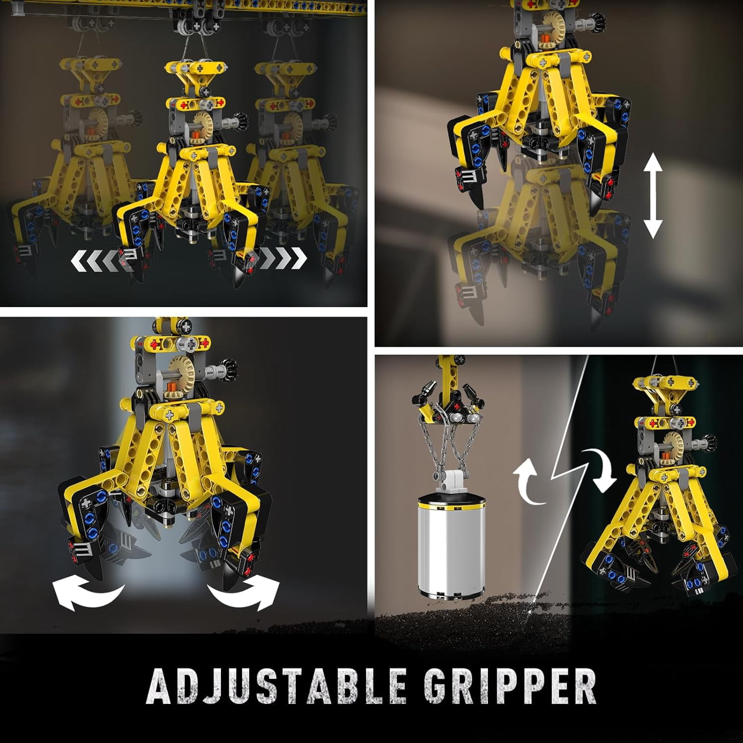MOC Crawler Crane Advanced Building Kit for Adults, MOC Mobile Crane Heavy-Duty Truck Sets to Build, APP Control Large Engineering Vehicles, Construction Model Toy for Adults (1731 PCS)