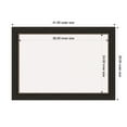 thumbnail image 4 of Amanti Art White Cork Board Framed Accent Bronze Bulletin Board 41 in. x 29 in., 4 of 8