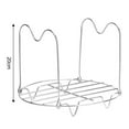 thumbnail image 4 of Heavy-Duty Stainless Steel Trivet, Tall Steamer Rack for 6 Qt/8 Qt Instant Pot, Easy Lift Handles Included (1 Pack), 4 of 5
