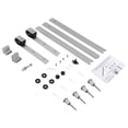 thumbnail image 3 of 5 FT Sliding Barn Door Hardware Kit, Smoothly and Quietly Hanger Roller Flat Track Kit Easy Install for 26-30 Inch Wide Single Door, 3 of 9