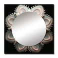 thumbnail image 2 of Designart "Abstract Blossoming Light Pink Lotus Bloom I" Lotus Pink Large Square Mirror - Square Bedroom Mirror Printed Wall Decor - Modern Square Printed Wall Mirror Art, 2 of 5