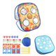thumbnail image 1 of Set de juego para lanzar pufs, dardos y tic-tac-toe con bolas adhesivas, 1 of 5