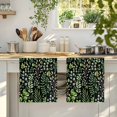 thumbnail image 4 of Green Leaves Kitchen Towels Set of 2, Elegant Pastoral Summer Botanical Watercolor Absorbent Dish Towels for Kitchen, Microfiber Hand Towel, Quick Drying Tea Towel for Cleaning Decorative Dishcloths, 4 of 7