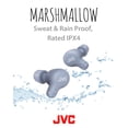 thumbnail image 4 of JVC Marshmallow True Wireless Earbuds HAA18TA with Memory Foam Earpieces, Blue, 4 of 7