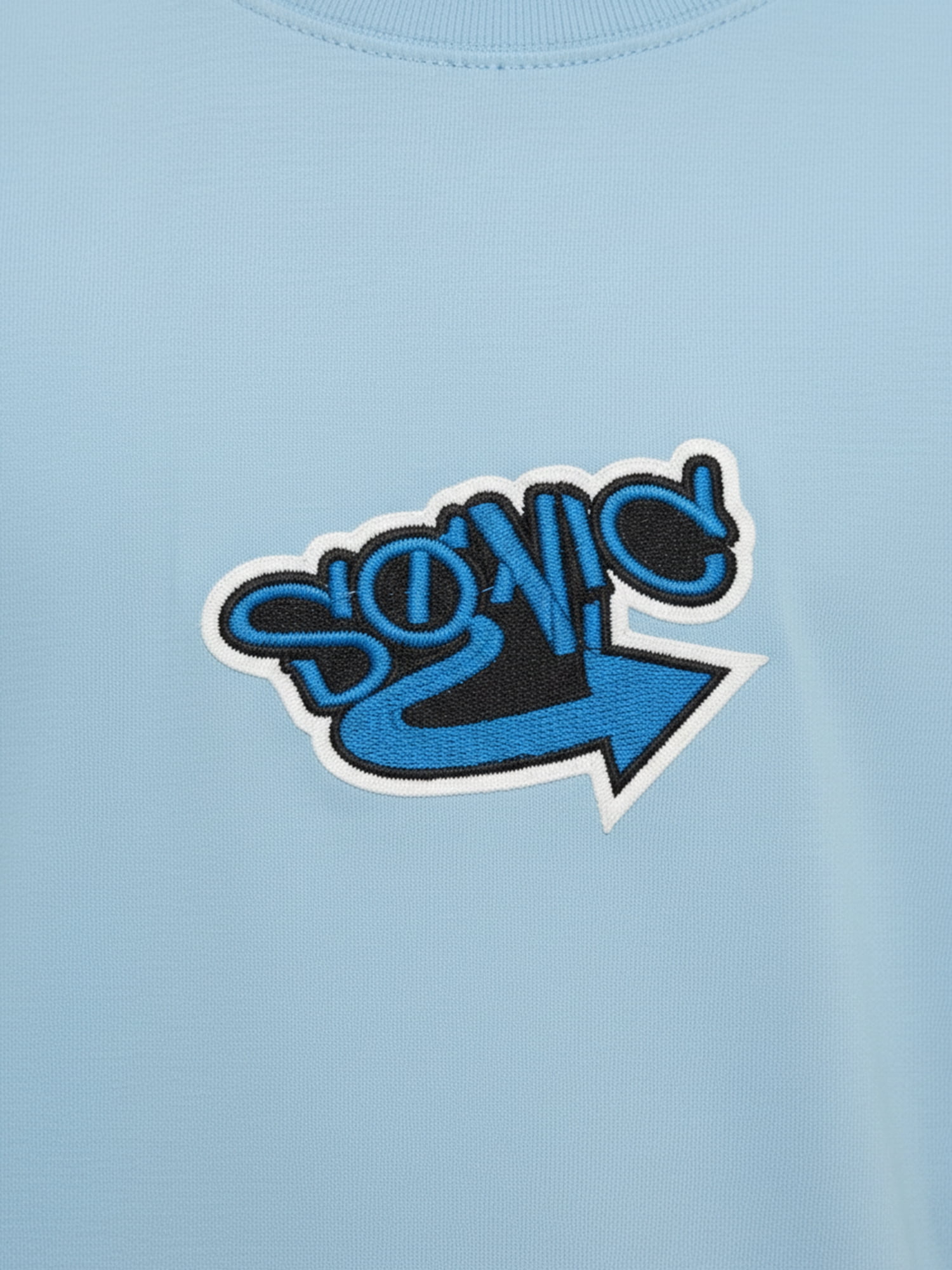 Sonic the Hedgehog Boys' Embroidered Tee with Short Sleeves, Sizes 4-18