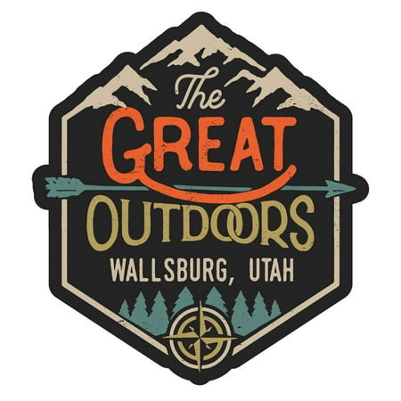 

Wallsburg Utah The Great Outdoors Design 4-Inch Fridge Magnet