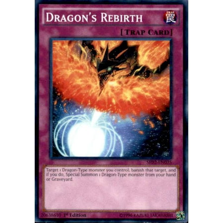 Dragon Rise - YuGiOh Rise of the True Dragons Structure Deck Dragon's Rebirth SR02-EN035