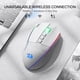 thumbnail image 3 of Ratón inalámbrico para juegos Redragon M991 26000 DPI blanco, 3 of 9