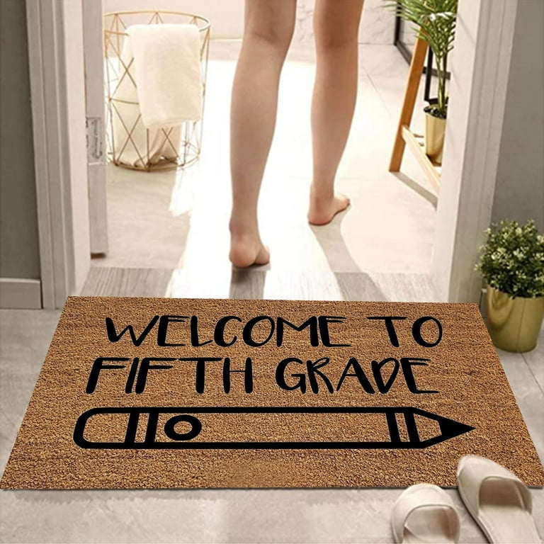 Door Mat Outdoor Indoor Welcome Door mat, SOCOOL Welcome Mat