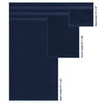 thumbnail image 5 of American Soft Linen Salem Turkish 6 Piece Bath Towel Set, 100% Cotton, Super Soft & Absorbent Bathroom Towels - Navy Blue, 5 of 8