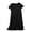 Black, variant on Utoimkio Short Sleeve Nightgowns for Women Summer Soft Comfy Sleepshirts Solid Color Pullover Nightdress Home Lounge Sleepwear Size S-XXL