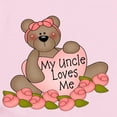 thumbnail image 2 of CafePress - My Uncle Loves Me CUTE Bear Infant Bodysuit - Baby Light Bodysuit, Size Newborn - 24 Months, 2 of 4