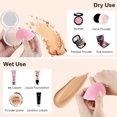 thumbnail image 5 of YuCool Teardrop Shaped Makeup Sponge,Beauty Sponges Egg Shaped Blending Sponge for Foundation Blending Blush Concealer Powder Cream, 5 of 10