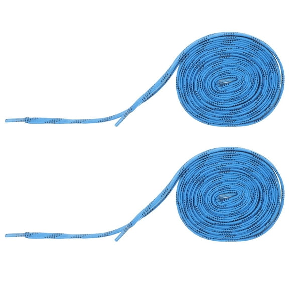 COMPUKAS Hockey Skate Replacement Laces, 2 Pairs Wear-Resistant for Ice and Roller Hockey Skates
