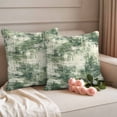 thumbnail image 2 of Sage Green Ombre Outdoor Waterproof Pillow Covers, Gradient Abstract Art Vintage Decorative Square Throw Pillowcase Sofa Cushion Sham for Patio/Couch/Chair, 16"x16" 2 Pack, 2 of 8