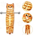 thumbnail image 4 of Toalla de mano PAT JUUMG Funny Cat para decoración de baño y cocina, 4 of 9