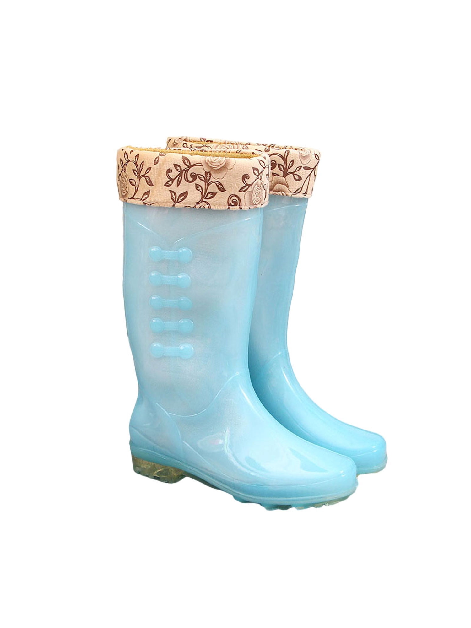 Waterproof Mid Calf Rain Boots 