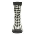 thumbnail image 4 of MeMoi Boys Houndstooth Cotton-Rich Crew Sock - Boys - Male, 7-8, Black, 4 of 8
