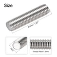 thumbnail image 3 of Uxcell M10 x 1.57" Fully Threaded Rod 304 Stainless Steel Right Hand Threads 10 Pack, 3 of 5