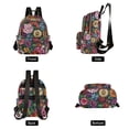 thumbnail image 4 of FORMRS Mini Backpack Purse for Women Travel Daypack Casual Shoulder Bag, Vibrant Flowers Pattern, 4 of 7