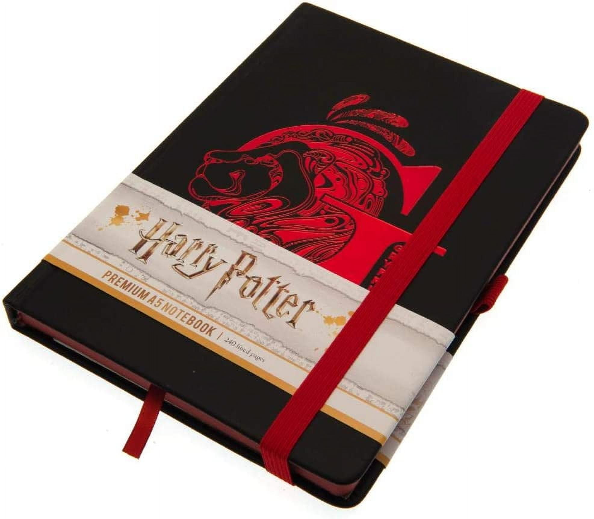 Harry Potter Hogwarts Gryffindor Foil Crest A5 Premium Notebook