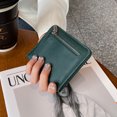 thumbnail image 1 of Cartera de cuero para mujer, billetera con clip, capa de piel de vaca, billetera de gran capacidad, bolso para tarjetas, 1 of 6