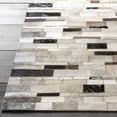 thumbnail image 2 of Surya Trail TRL-1120 24x96" Runner Modern Fabric Area Rug in Black/Light Gray, 2 of 2