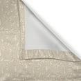 thumbnail image 5 of Ambesonne Antique Grommet Curtain, Swirling Flowers, 50" x 84", Beige, 5 of 6