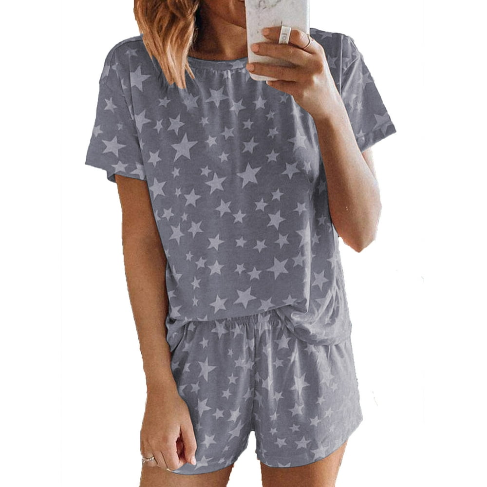 short sleeve pajama set