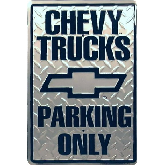 Chevy Truck Parking Only - Parking Sign