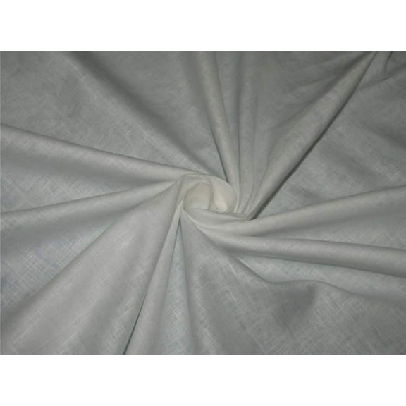 THIN 26 MOMME OFF WHITE /LIGHT CREAM PURE LINEN FABRIC 59quot;WIDE