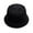 Black, variant on Autumn Winter Corduroy Fisherman Hat Unisex Street Style Beret Hat Adjustable Bucket Cap