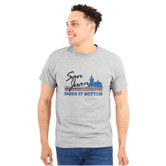 Puerto Rico San Juan Boricua Pride Men's Graphic T Shirt Tees Brisco Brands S