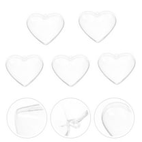 ifundom 5PCS Elegant Design Clear Heart Shaped Boxes Candy Container for Everyone Wedding
