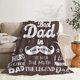thumbnail image 5 of LHSHID Gifts for Dad Father's Day Dad Birthday Gifts Dad Gifts from Daughter Best Dad Gifts Ideas Gifts for Dad Blanket Gifts for Fathers' Day Thanksgiving Day Christmas 30"x40", 5 of 7