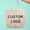 Natural, variant on Custom Logo Canvas Tote Bag Business Appreciation Gift