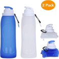 thumbnail image 1 of Collapsible Water Bottle, Portable Folding Bottle & Water Bottle With Clip For Backpack-SinKeeU, 1 of 4