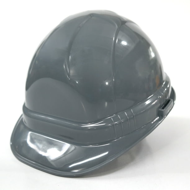 IGA Casco de Seguridad Industrial Marca, Plagosur Clase E (MATRACA, Gris)