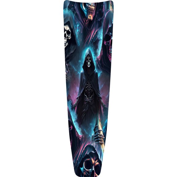 Kustom Cycle Parts Gothic Grim Reaper Plastic Dash Panel Console Insert! Compatible with 2024  Harley Davidson Street Glides & Road Glides 2023 CVO