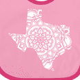 thumbnail image 4 of Inktastic Texas Silhouette Mandala Boys or Girls Baby Bib, 4 of 4
