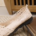 thumbnail image 6 of Fashion On Flat Comfortable Fishnet Hollow Out Casual Shoes Breathable Lightweight Walking Sneakers Non Outdoor Daily Wear Ladies Footwear, 6 of 9
