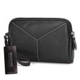 thumbnail image 1 of Bolsa Mini de teléfono multifunción de cuero PU para mujerde mano para monedas (negro) Likrtyny Para Estrenar, 1 of 9