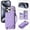 Purple, variant on Allytechgroup Flip Wallet Case for iPhone 11 Pro with Cards Holder, PU Leather Phone Case with Lanyard Kickstand Shockproof Back Cover for iPhone 11 Pro, Black