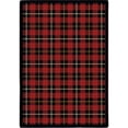 thumbnail image 3 of Kaleidoscope - Whimsical Area Rugs Bit O' Scotch, 7'8" x 10'9", Lumberjack Red, 3 of 4